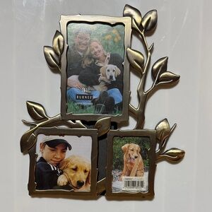 Burnes Of Boston Bronze Leaf Multi-Photo Frame